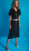 SUZANNAH - 1940's Inspired Wiggle Dress - Designer Dress hire